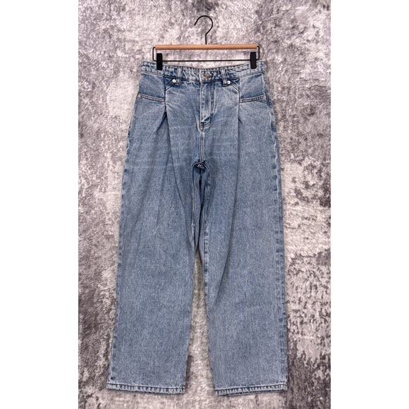 Alexander Wang Denim - Alexander Wang Jeans 29 Womens Pleated Front High Rise Wide Leg